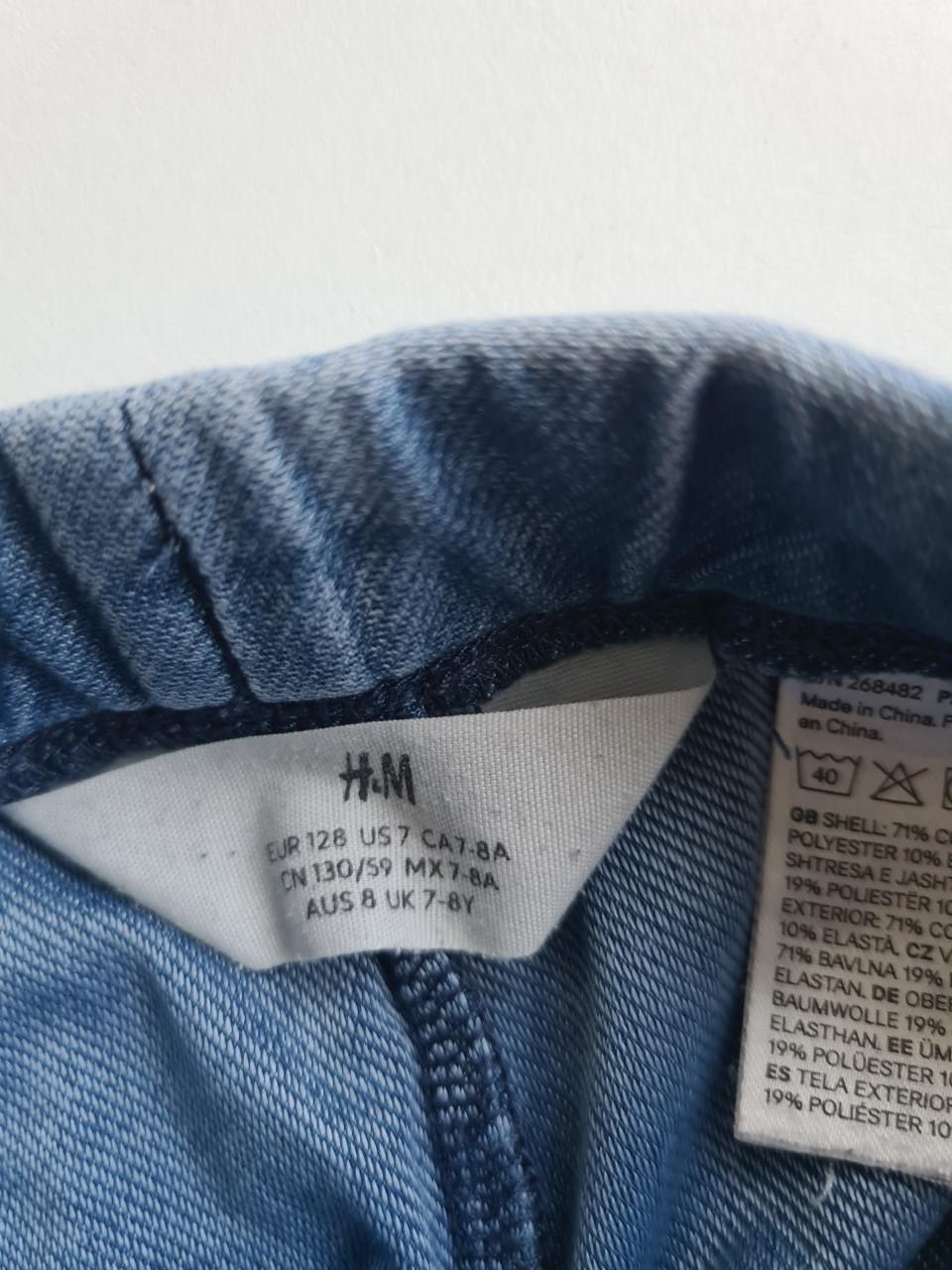 H&M flared jeans maat 128 - Zachte spijkerstof