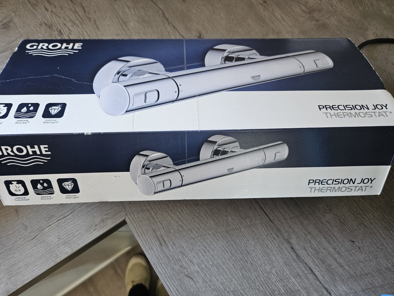 Grohe Precision Joy Thermostatische douchekraan chroom 15cm