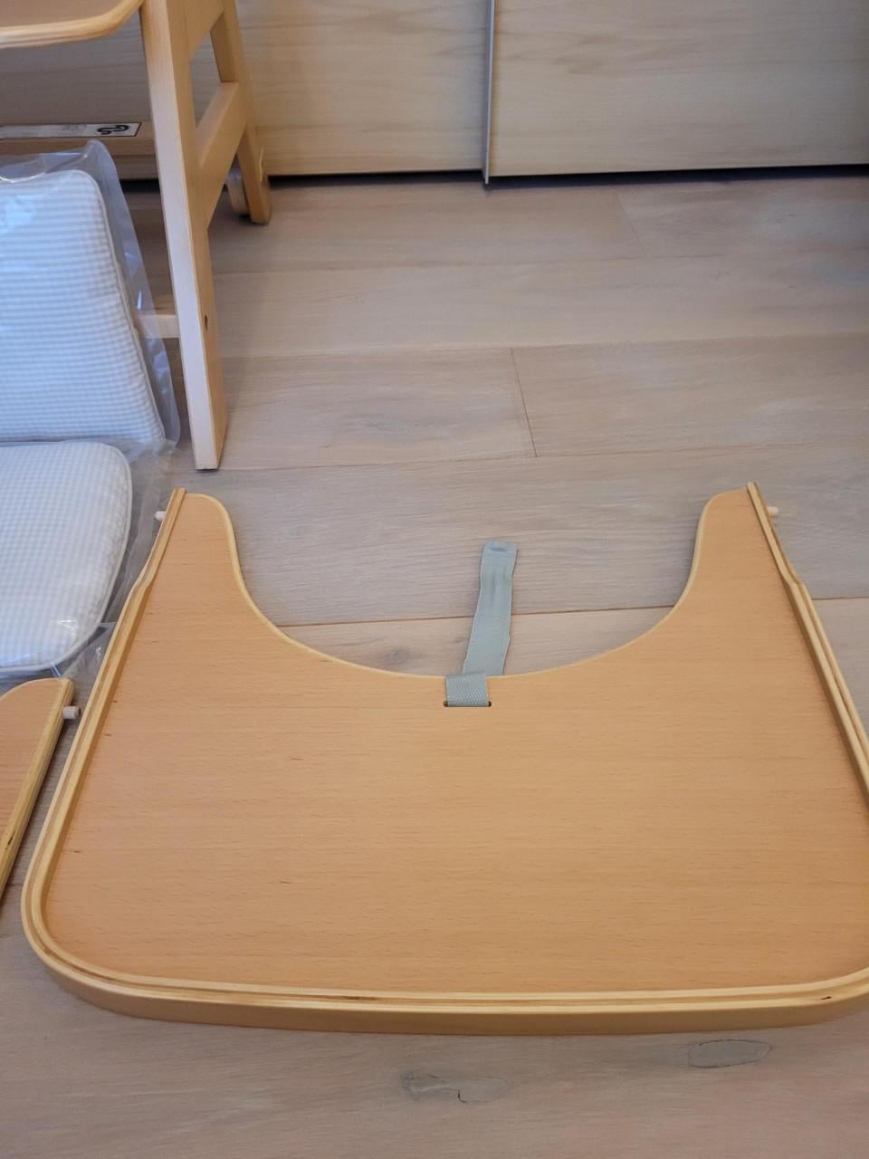 Hauck Beta+ meegroei kinderstoelset - naturel hout