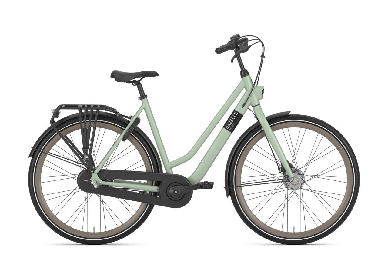 De Gazelle Esprit RN/C3/C7 vederlichte robuuste stadsfiets en schoolfiets