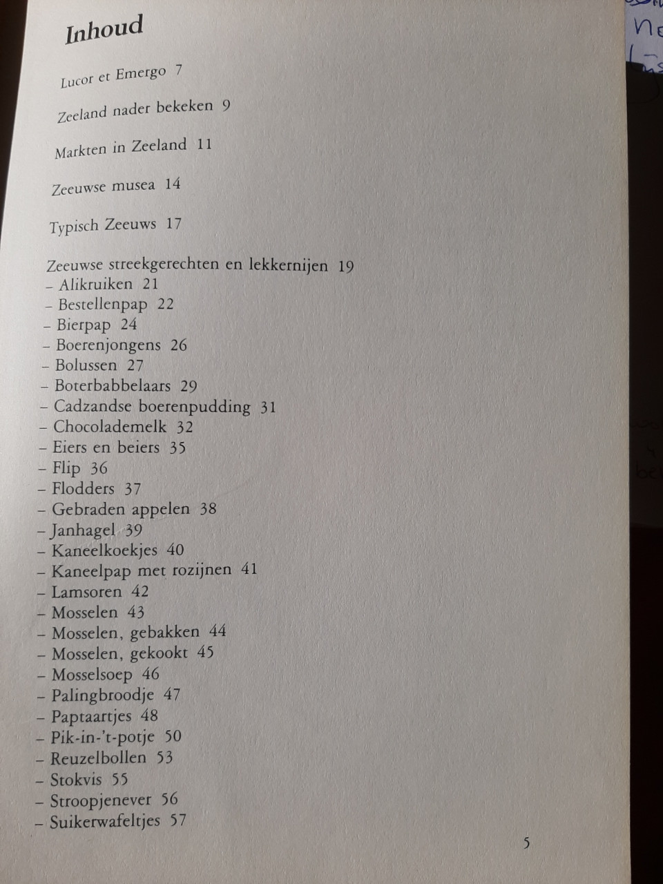 Zeeland-Van mosselsoep en kaneelpap, Zeeuwse streekgerechten en wederw.