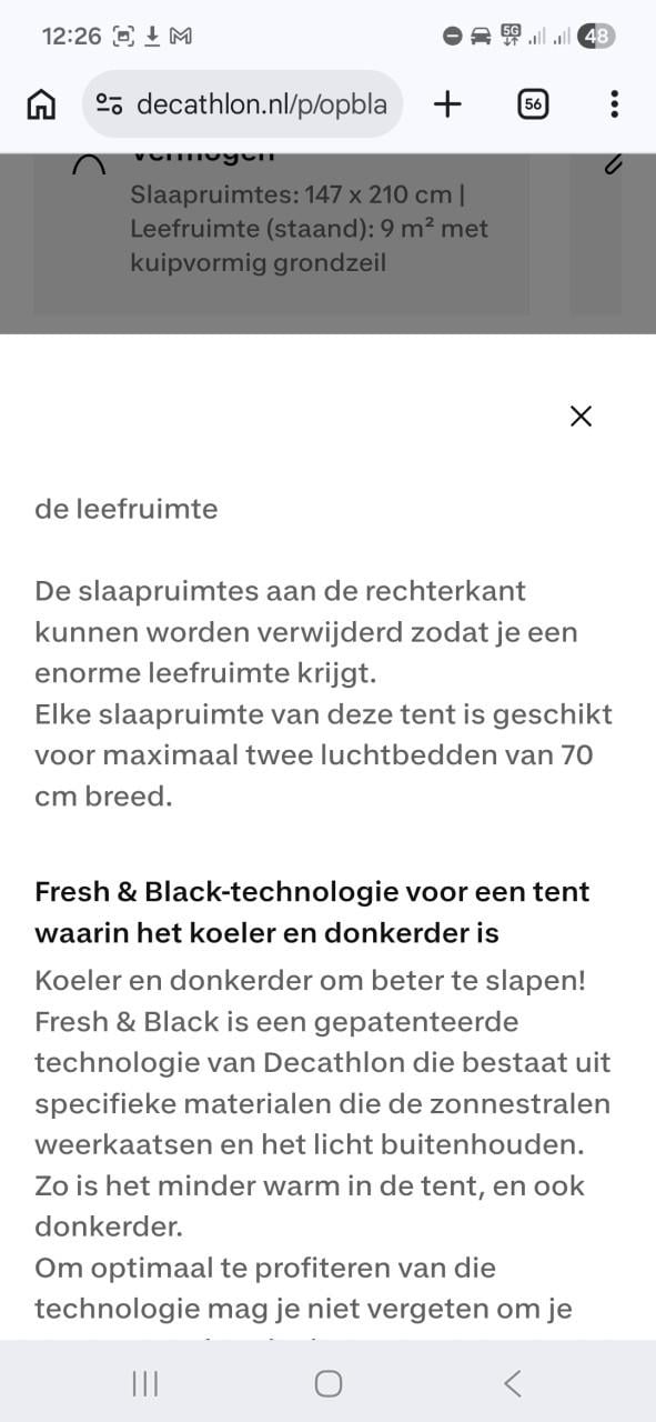 Quechua Opblaasbare Tent Air Seconds 8.4 - 8 Personen