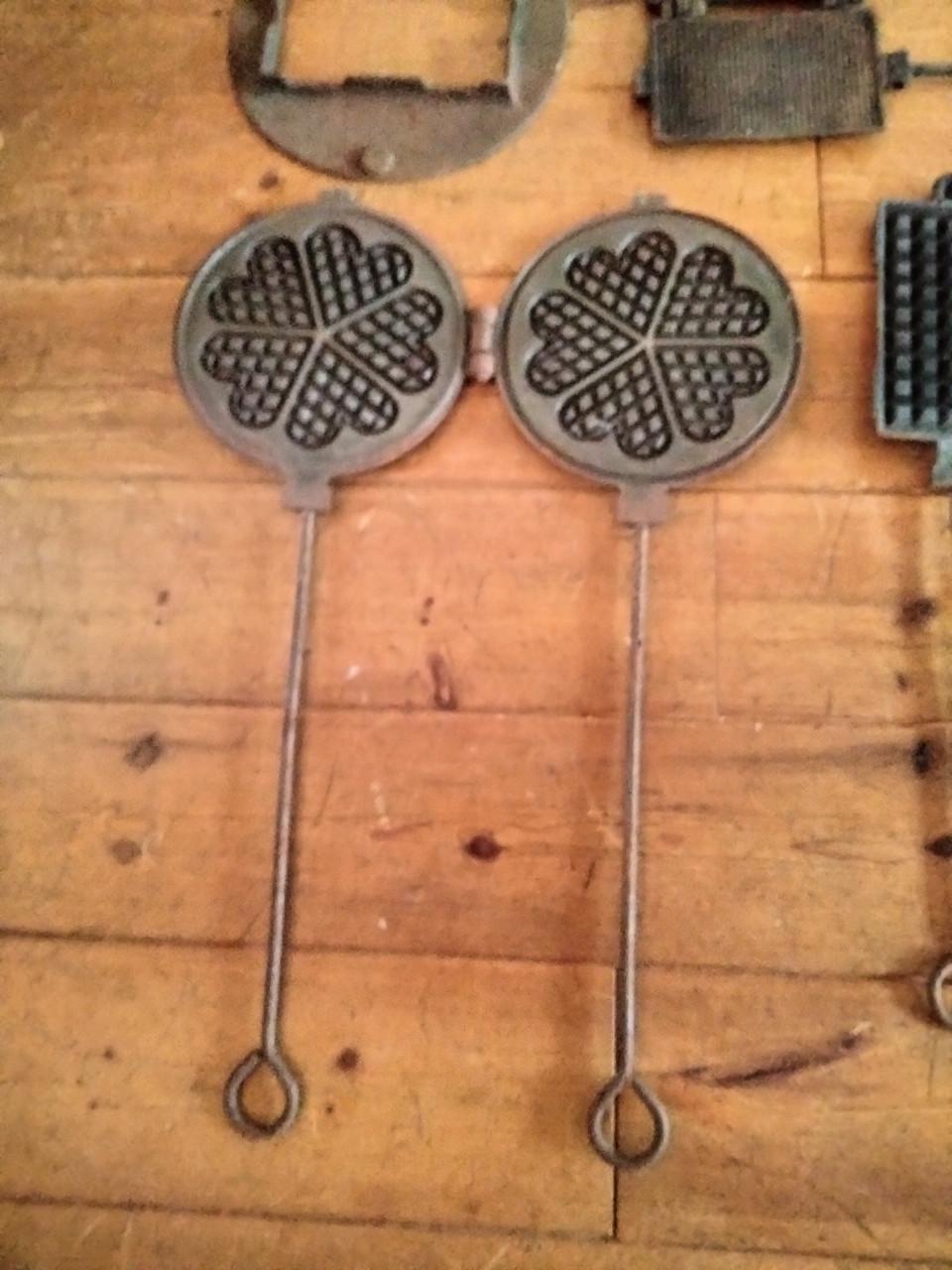 Antieke wafelijzers