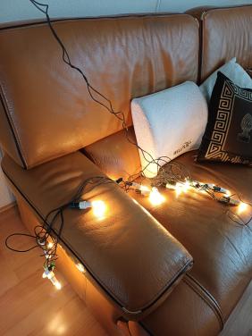 Kaars kerstboom lampjes 16 stuks