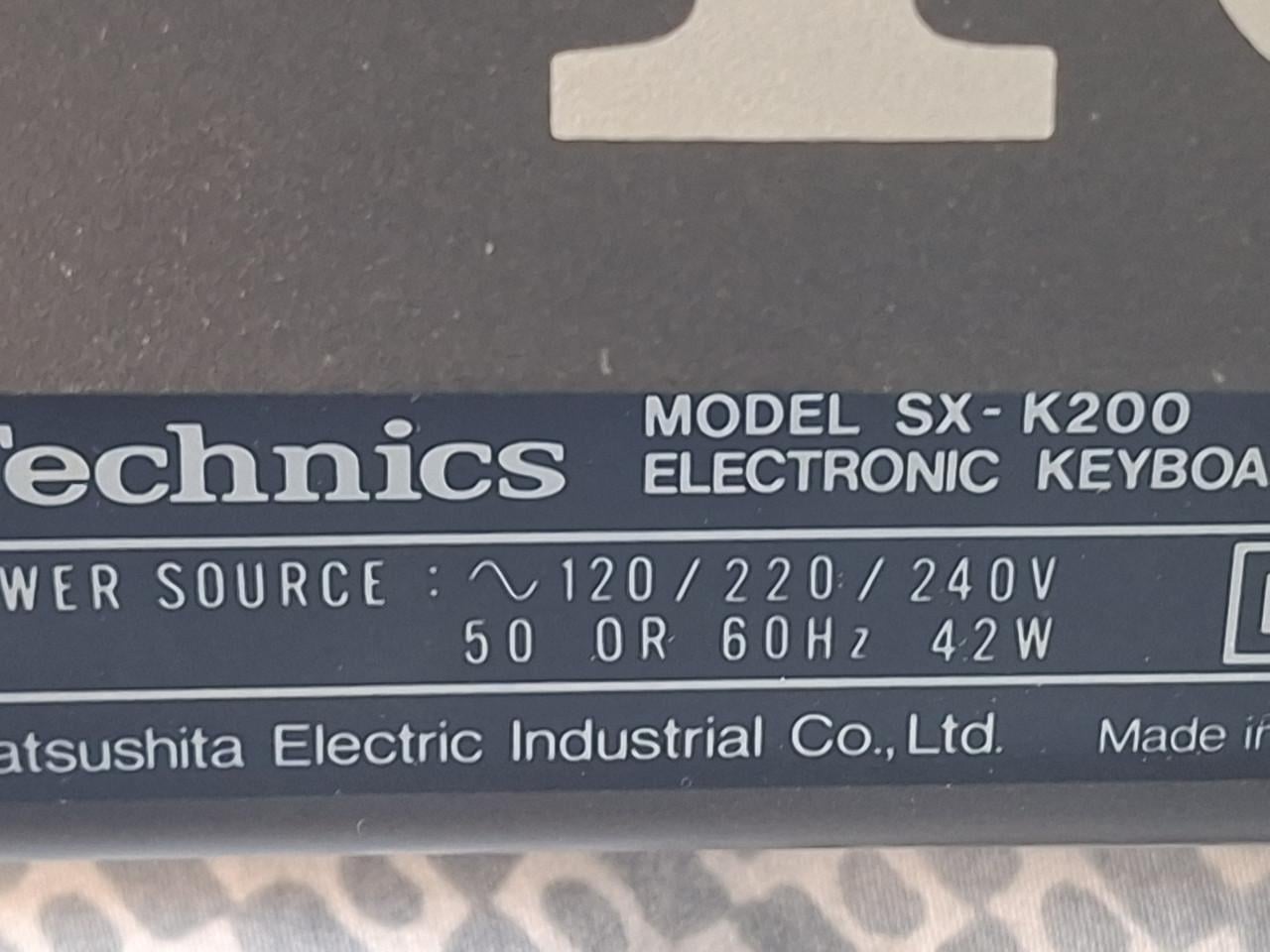 Technics SX-K200  Keyboard