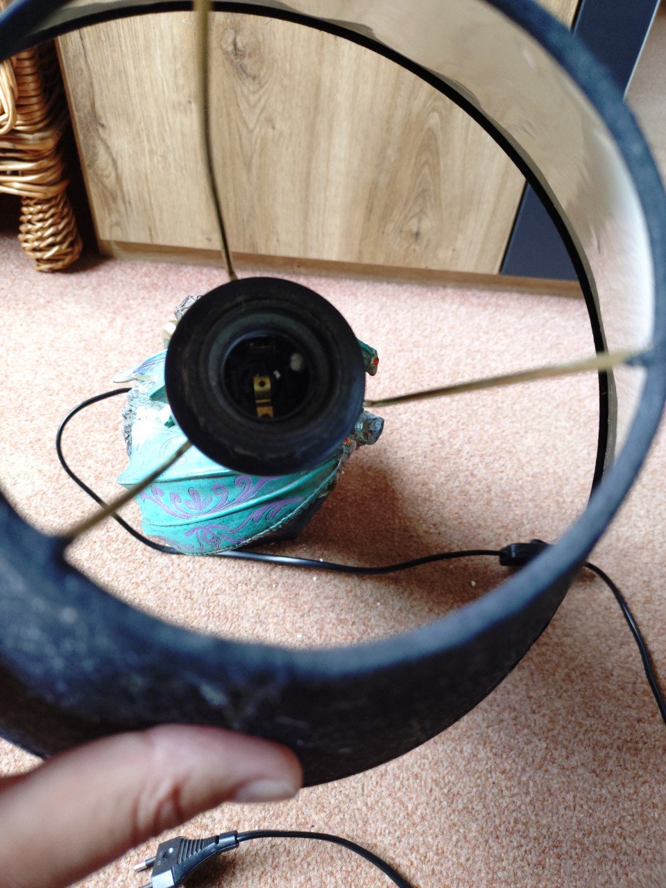 Lamp met draken