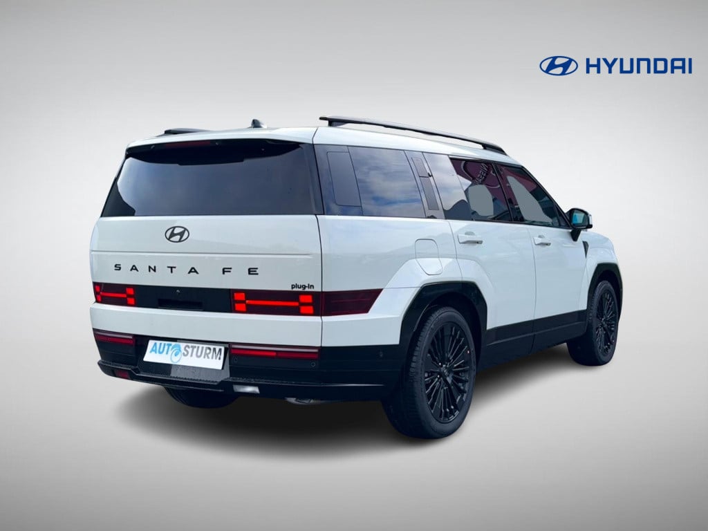 Hyundai Santa Fe 1.6 t-gdi phev black line 4wd 6p. cyber sage lakkleur