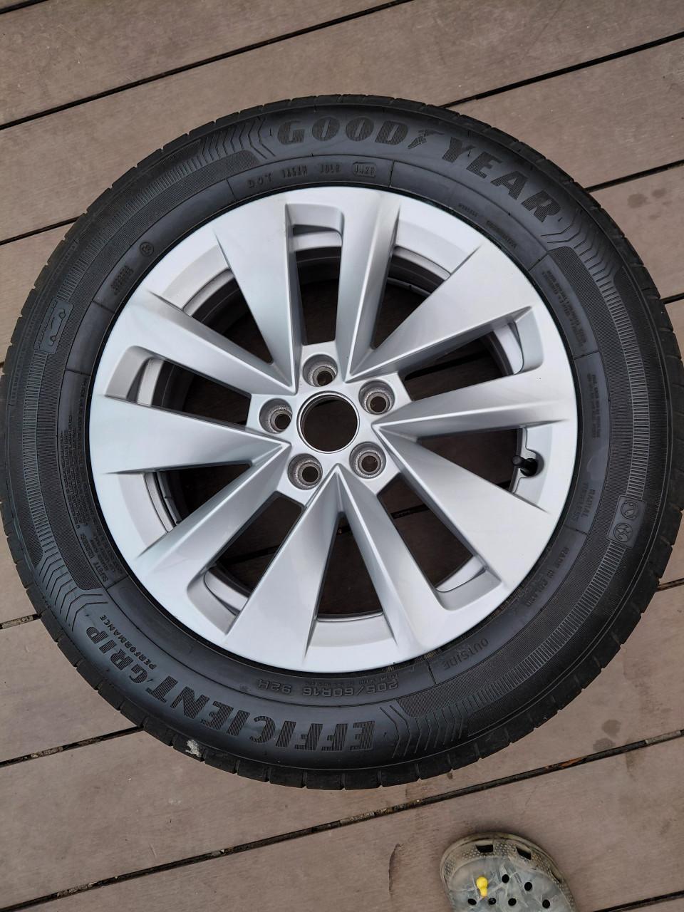 Nieuwe velgen met banden