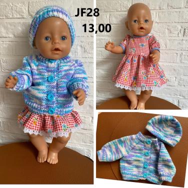 Poppenkleertjes baby born. Set. Opbrengst KiKa.