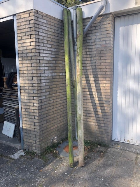 Dikke ronde palen