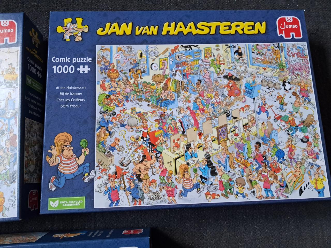 3 puzzels van haasteren ( 1000 stukjes)