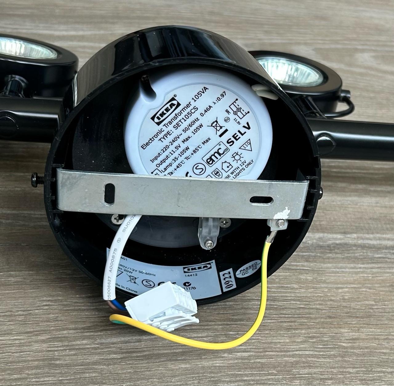 Plafondlamp met 4 spots Ikea