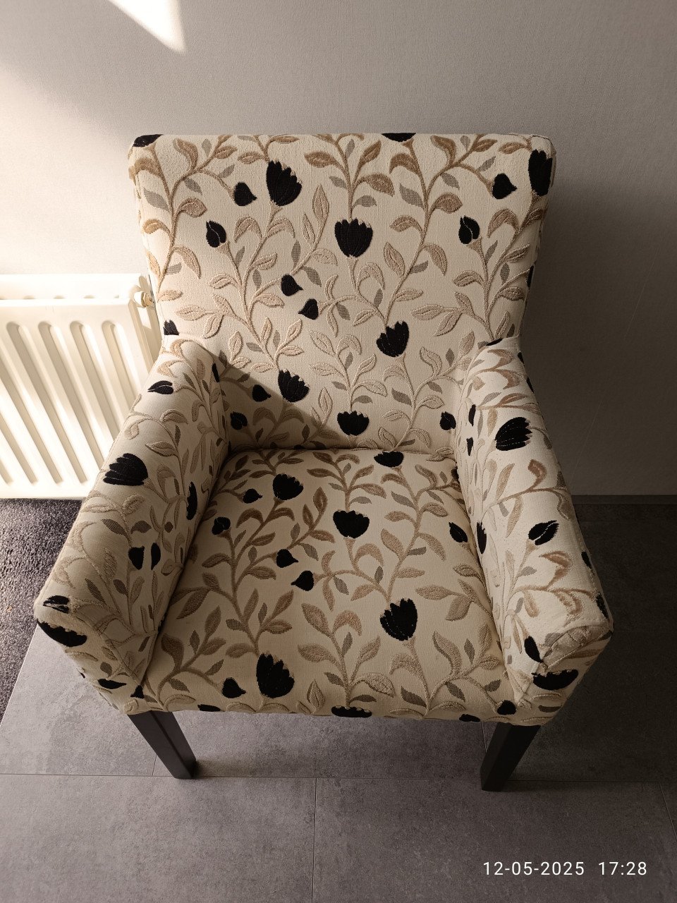 Stoel met print