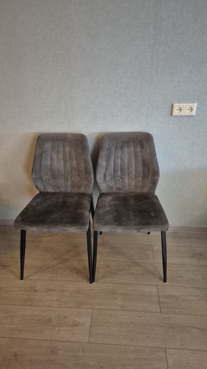 Eetkamerstoelen 4 stuks groen - GERESERVEERD