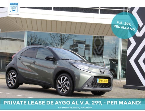 Toyota Aygo x 1.0 vvt-i mt pulse - private lease va. € 299,- pm.