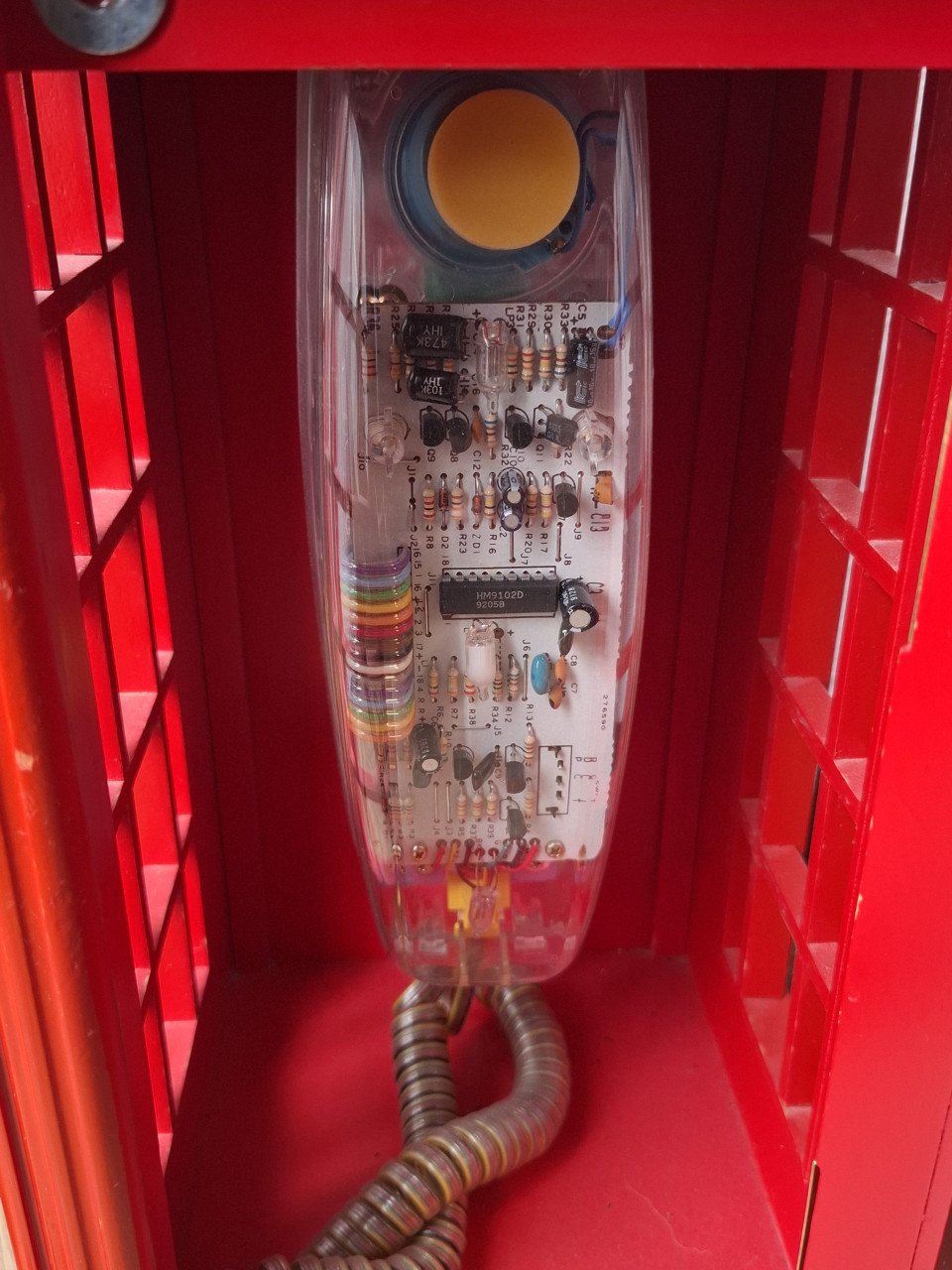 Engelse telefooncel vaste telefoon