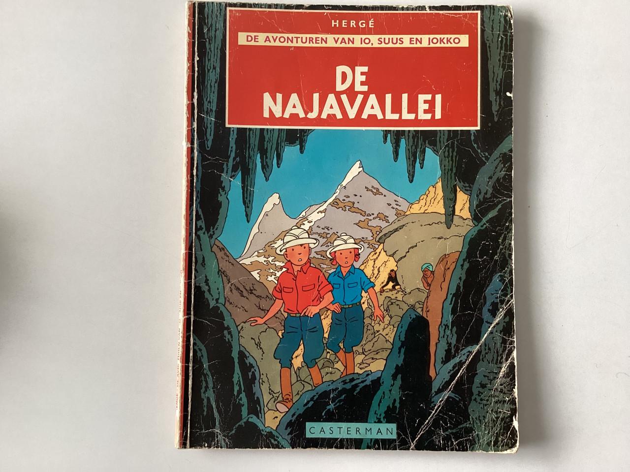 De avonturen van Jo, Suus en Jokko.  De Najavallei.      Hergé.