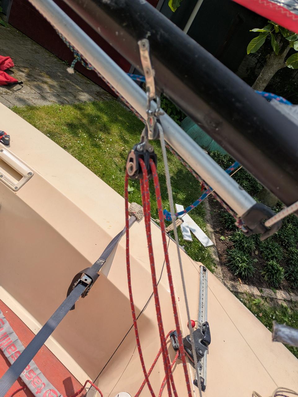 Tasar, open zeilboot, twee persoons zeilboot, BIEDEN