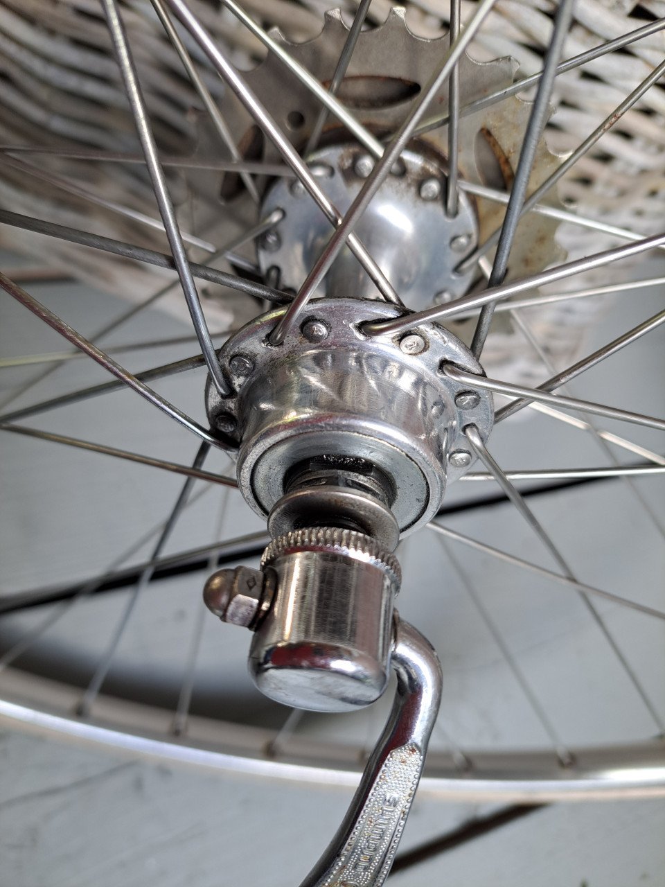 Racefiets wielen Shimano/ Mavic