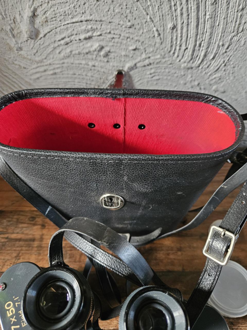 Prisma U.S.A vintage 7x50 Verrekijker met Tas, nette staat