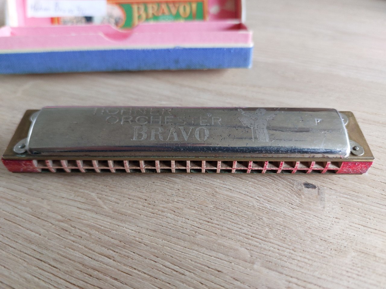 Mondharmonica Hohner Bravo F key/ F accoord