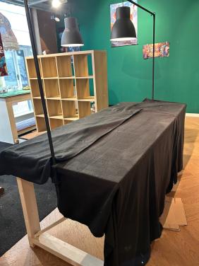 Presentatie tafel sieraden