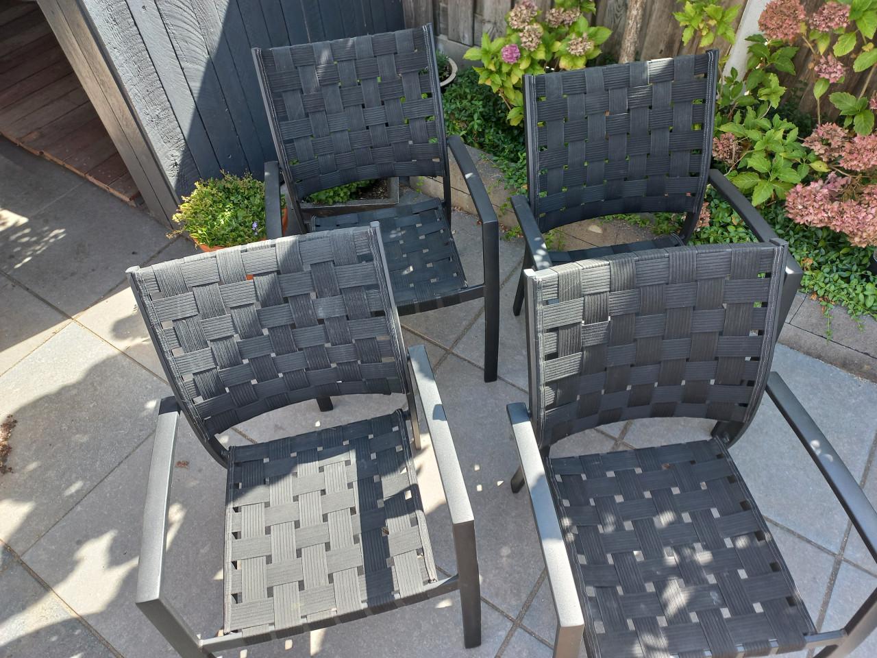4 Tuinstoelen