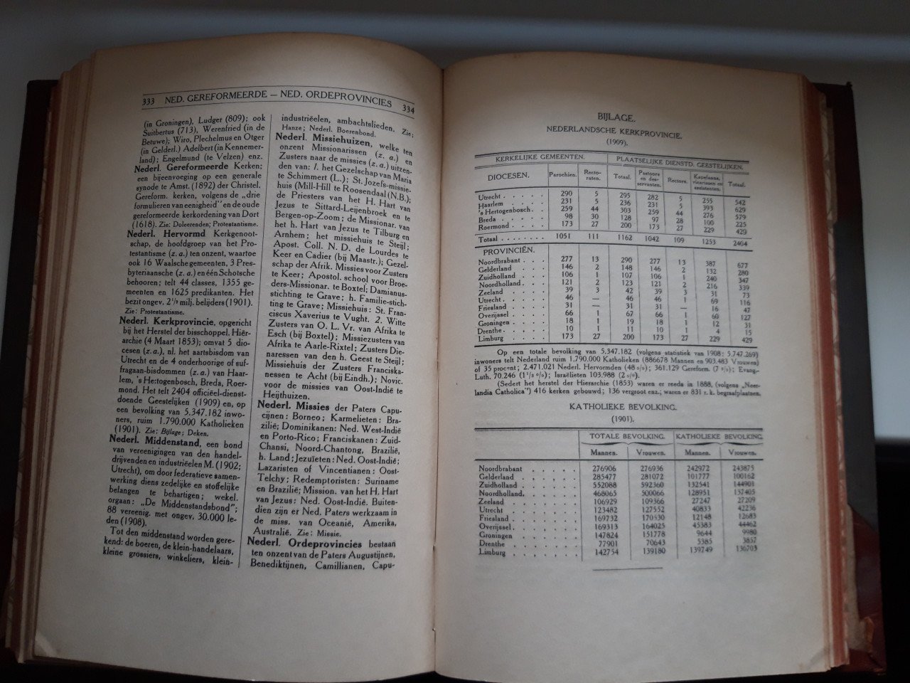Vintage: Kerkelijk Handwoordenboek 1910