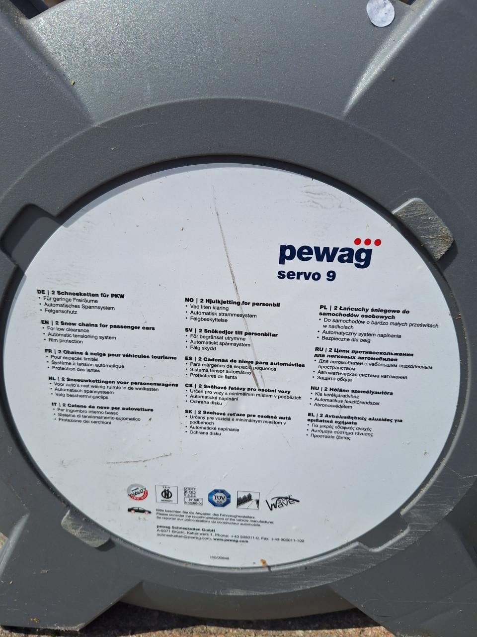 Sneeuwketting pewag servo 9