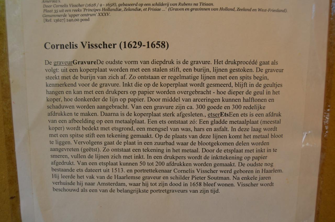 Kopergravure ca.1650 Cornelis Visscher (1629 - 1658)