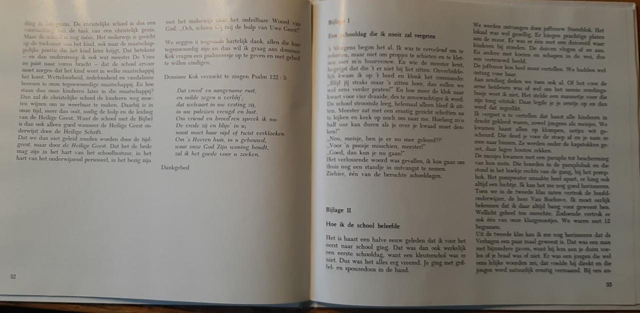 Herdenking van het 50-jarig bestaan v.d. School der Geref. Gem. Aagtekerke