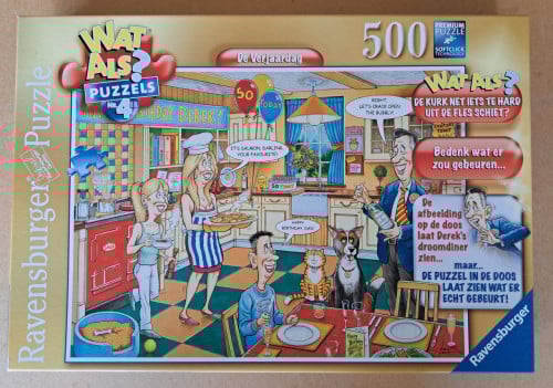 RAVENSBURGER Wat als  nr 4 - de Verjaardag - 500 stukjes