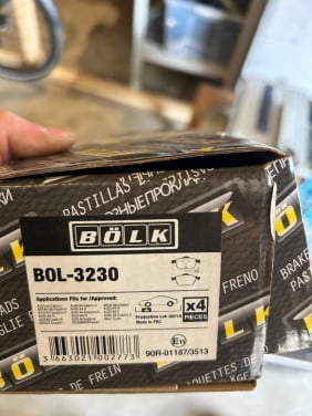REMBLOKKEN COMPLEET VOOR EN ACHTER