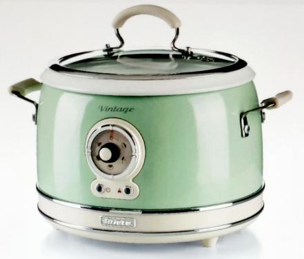 Slowcooker, rijstkoker, Ariete 2904 Vintage design