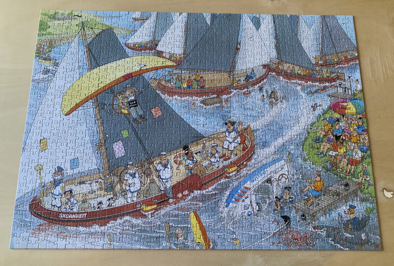 Jan van Haasteren puzzel | 2x 1000 stukjes | oa De Kaasmarkt