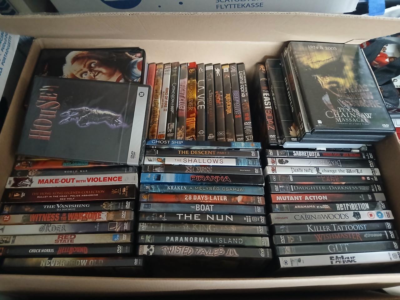 Dvd collectie 0,50ct per stuk