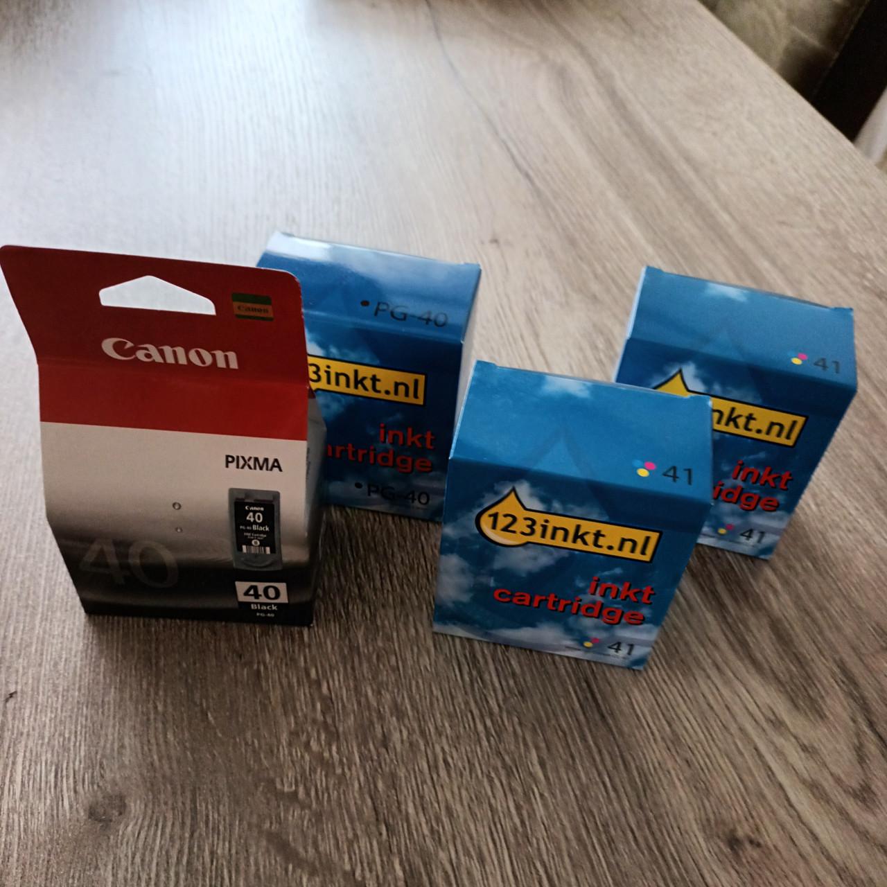 Printer cartridges Canon PG-40 en CL41 inkt
