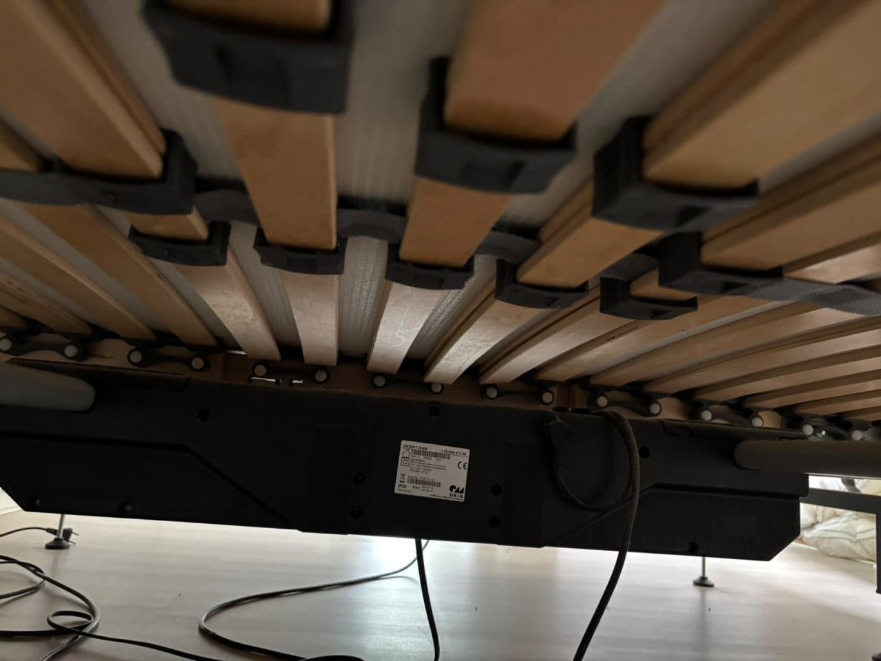 Elektrisch verstelbaar tweepersoonsbed 2x 90x200 Emma matras