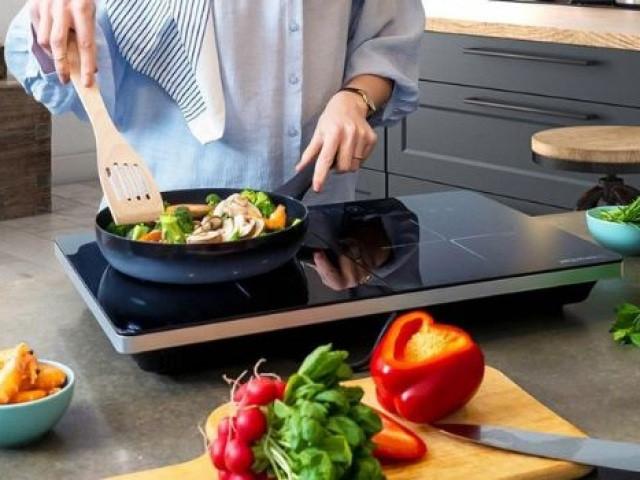 Dubbele Inductie kookplaat 2 kookzones Boostfunctie 3000 W Normale stekker