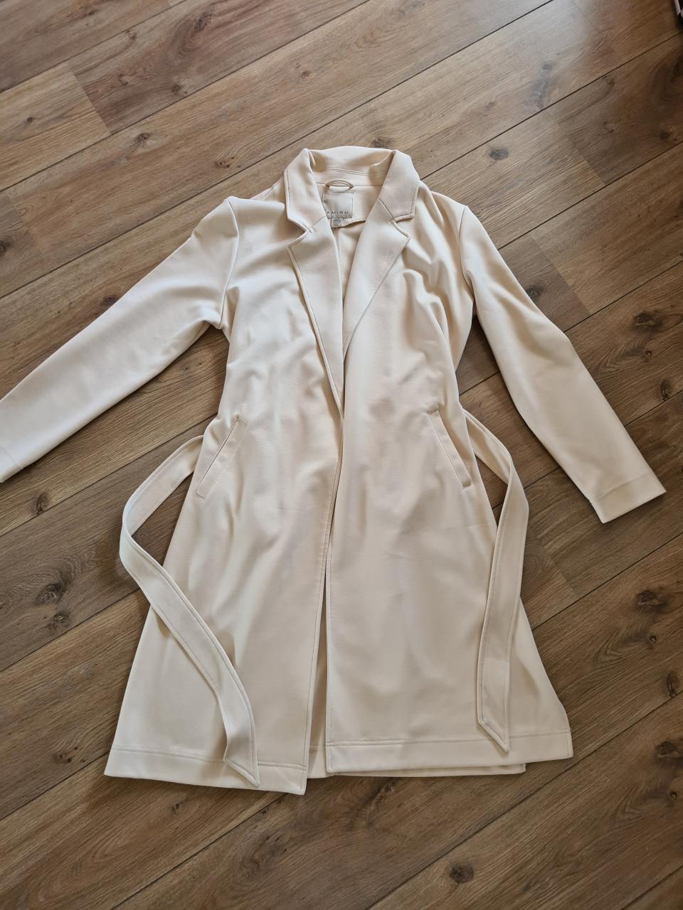 Nieuwe Amisu jas/vest maat 40 (M) - Crème/Beige