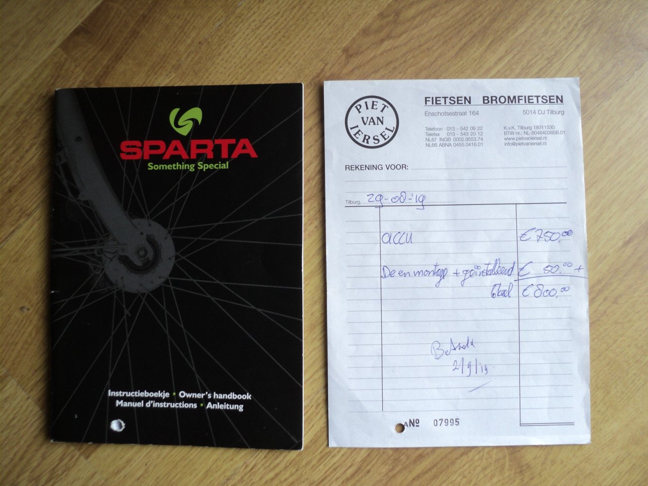 SPARTA ion ELECTRISCHE driewieller in zeer goede staat