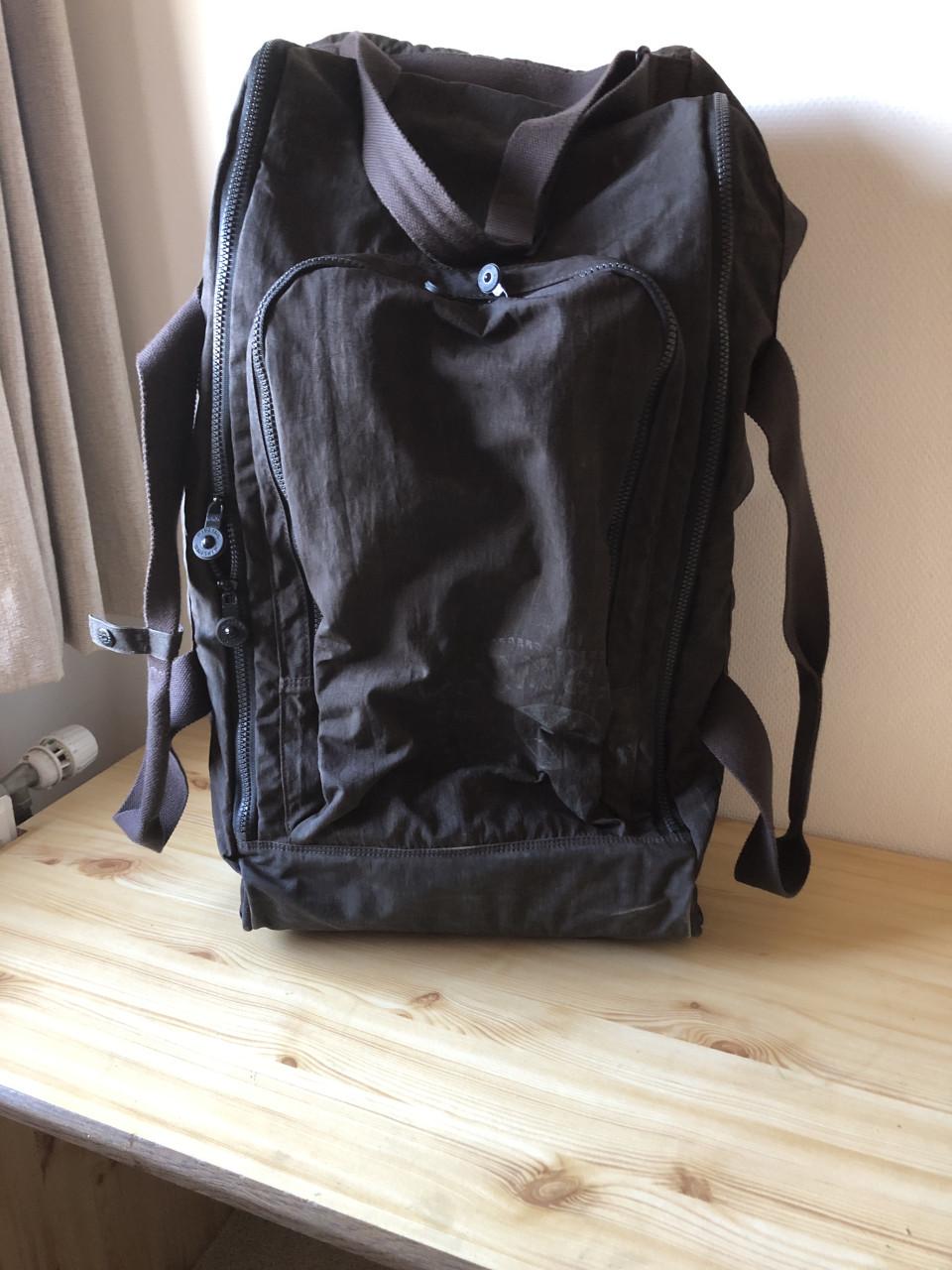 Stoffen Kipling koffer op wieltjes