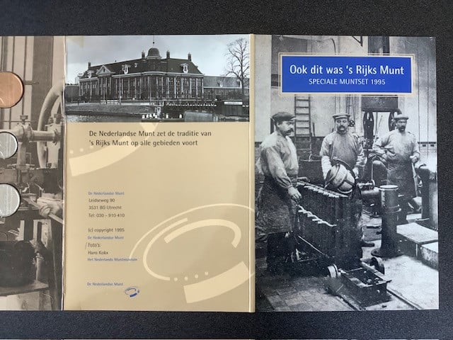 Holland Coin Fair herdenkingsset 1995 “Ook ‘s Rijks Munt”.