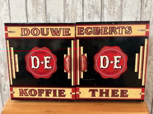 Prachtig Douwe Egberts winkelblik.