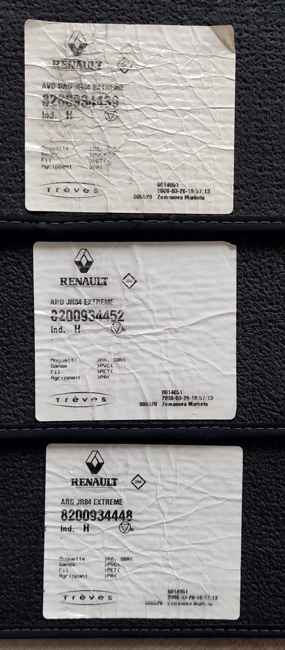 Matten Renault Scenic