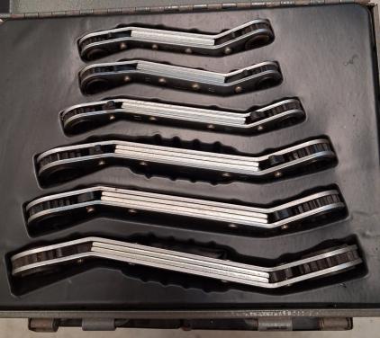 Ringratelsleutel set.