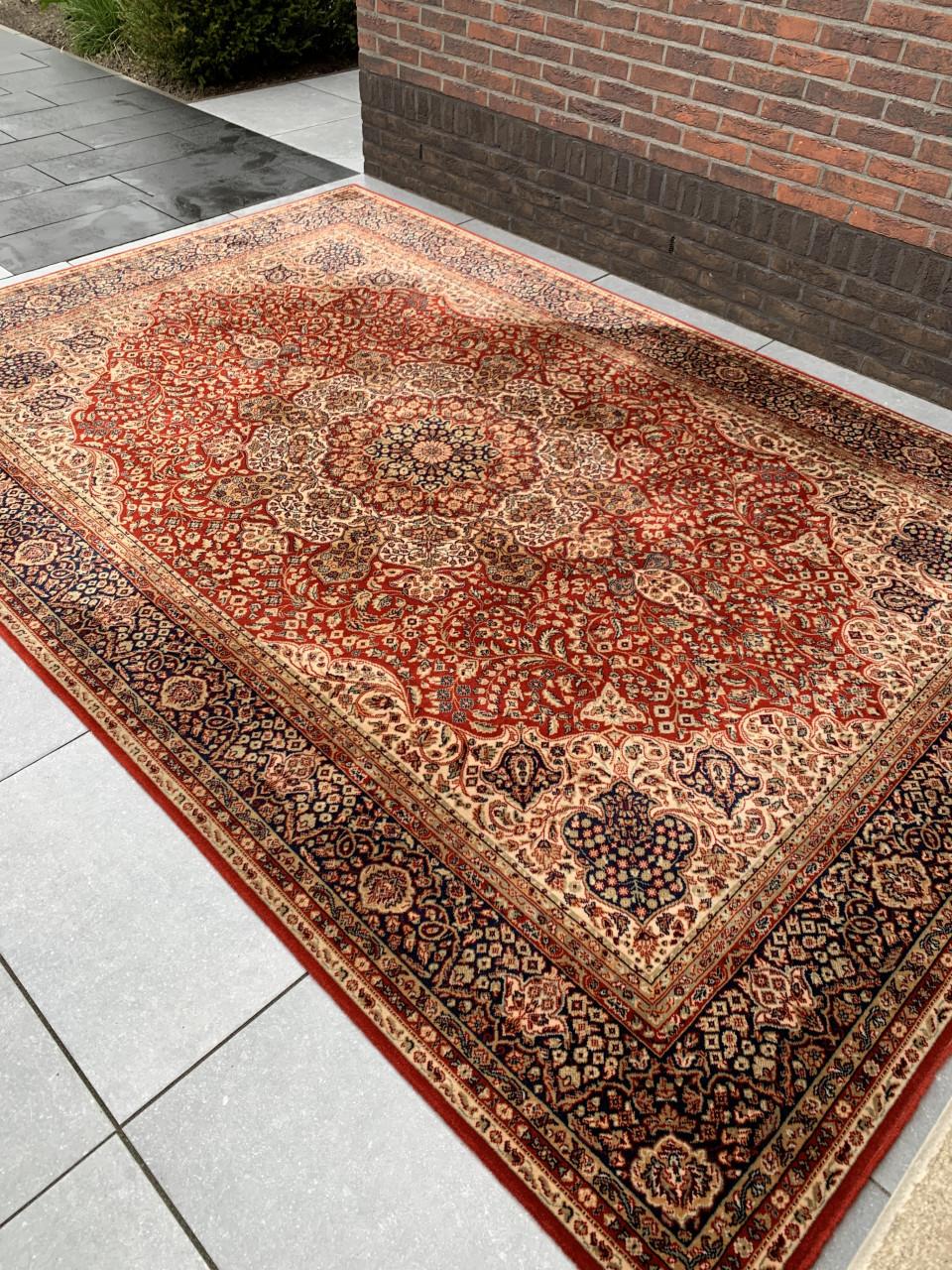 ❣️Super Leuk Sfeervol Vintage Vloerkleed❣️Keshan❣️Zuiver Scheerwol❣️