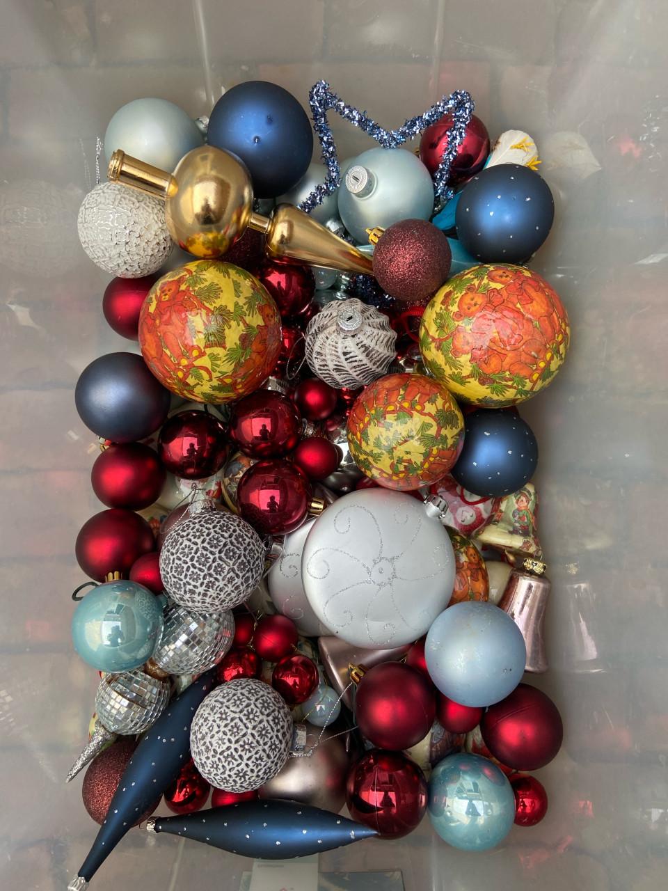 Diverse Kerstballen, in goede staat