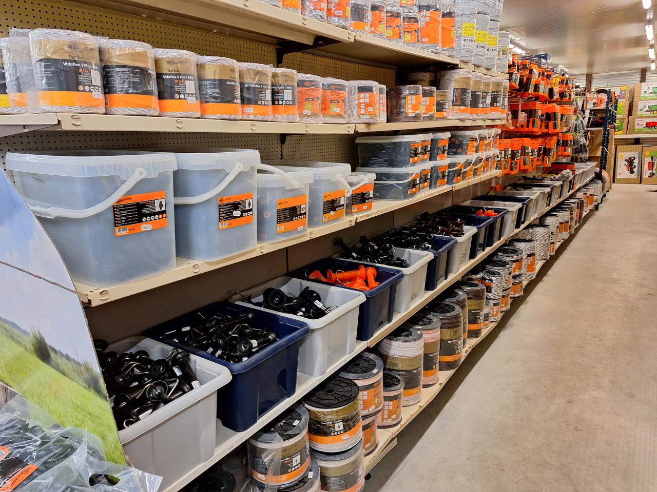 Compleet assortiment elektrische weideafrastering