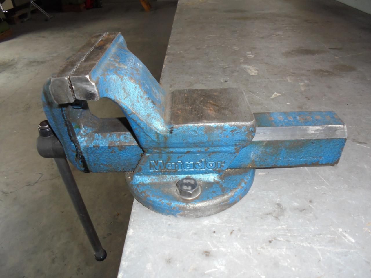 Stalen werkbank, 48mm dik multiplex blad.